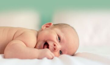 Newborn Baby Smiling After My Mindful Birth