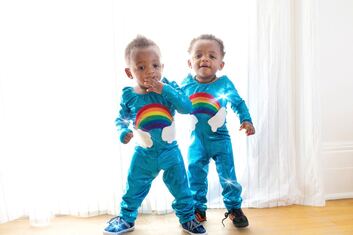 Rainbow Toddlers Dancing for Mindful Birthing